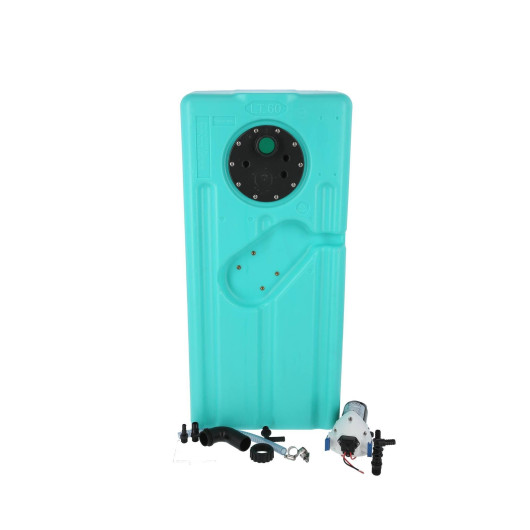 Réservoir de 60 L CAN-SB avec pompe 12V | Kit eau potable pour bateau, van et fourgon aménagé | Pompe démontée