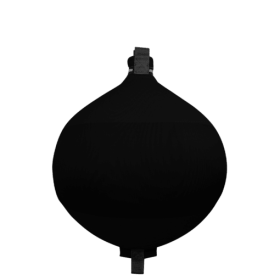 FENDERTEX Pare-battage sphérique | Noir Pare-battage sphérique Fendertex noir | Défense pour protection coque bateau
