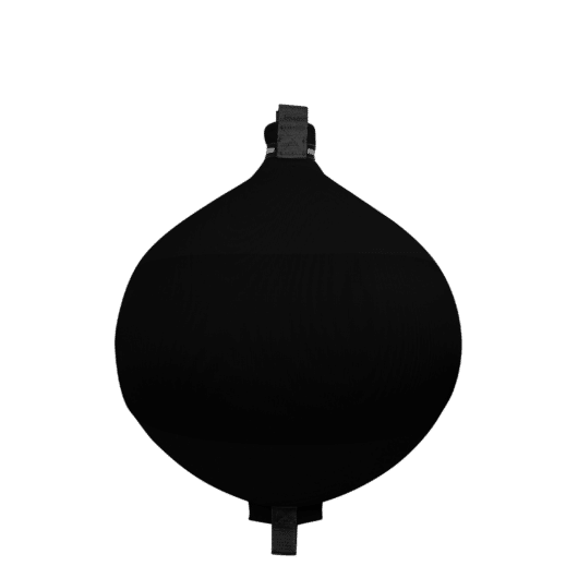 Pare-battage sphérique Fendertex noir | Défense pour protection coque bateau