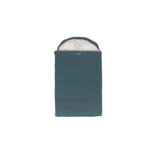 Camper Lux Double blue Outwell | sac de couchage 2 personne avec capuche