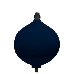 FENDERTEX Pare-battage sphérique | Bleu Marine Pare-battage sphérique Fendertex bleu marine| Défense pour protection coque bateau