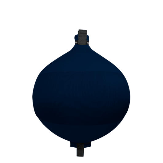 Pare-battage sphérique Fendertex bleu marine| Défense pour protection coque bateau