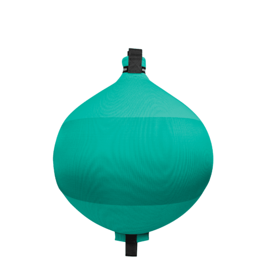 Pare-battage sphérique Fendertex turquoise | Défense pour protection coque bateau
