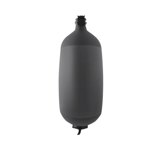 Pare-battage cylindrique Fendertex gris foncé | Défense textile pour protection coque bateau