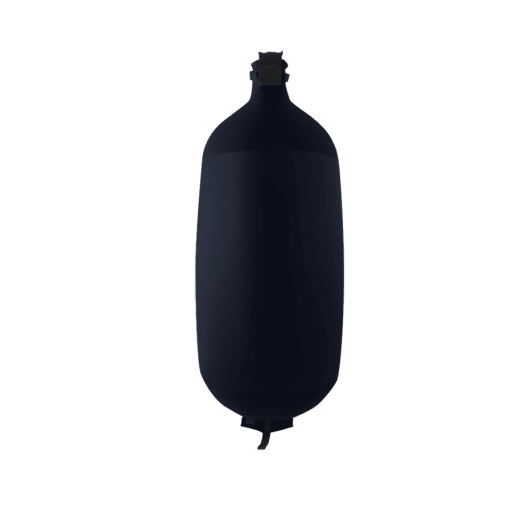 Pare-battage cylindrique Fendertex bleu marine | Défense textile pour protection coque bateau
