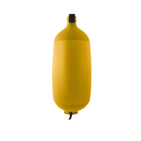FENDERTEX Pare-battage cylindrique | Jaune Pare-battage cylindrique Fendertex jaune | Défense textile pour protection coque bateau