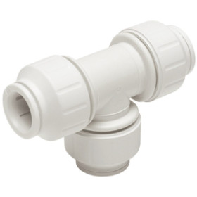 Raccord en T PER ø15 mm John Guest Speedfit pour eau en van, bateau, caravane