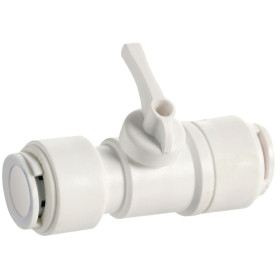 Vanne d’arrêt 1/4 de tour PER ø15 mm femelle | Pour circuit d’eau en van, bateau, caravane