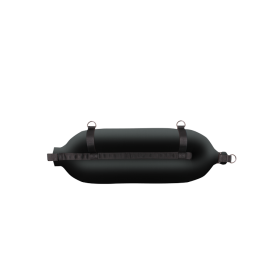 FENDERTEX Pare-battage tubulaire renforcé | Noir Pare-battage tubulaire Fendertex noir | Défense textile pour protection coque bateau