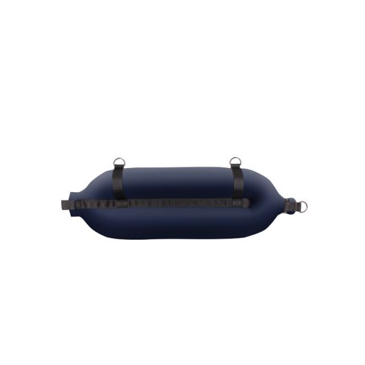 Pare-battage tubulaire Fendertex bleu marine | Défense textile pour protection coque bateau
