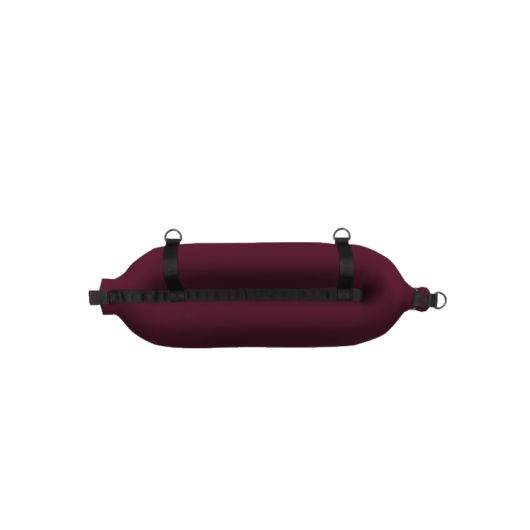 Pare-battage tubulaire Fendertex bordeaux | Défense textile pour protection coque bateau