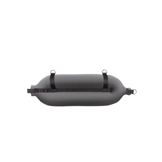 Pare-battage tubulaire Fendertex gris foncé | Défense textile pour protection coque bateau
