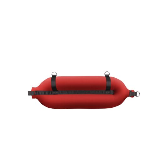 Pare-battage tubulaire Fendertex rouge | Défense textile pour protection coque bateau