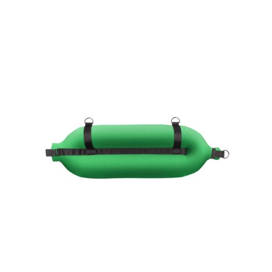 Pare-battage tubulaire Fendertex vert | Défense textile pour protection coque bateau