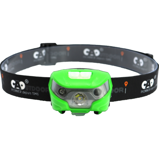 Lampe frontale rechargeable étanche Éclair CAO | adaptée à la randonnée ou usage en activité nautique