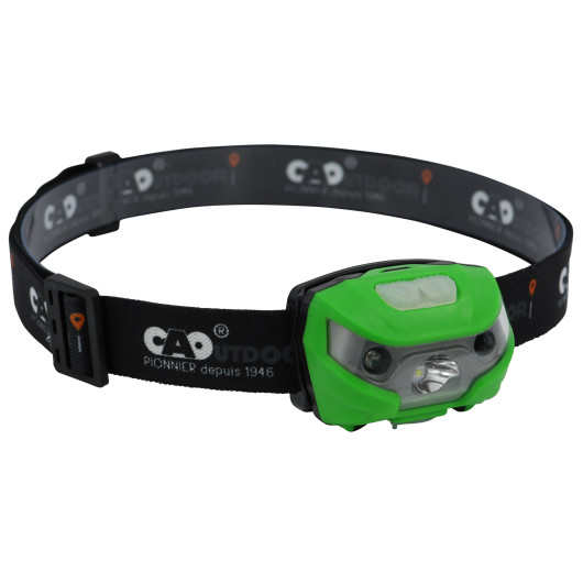 Lampe frontale rechargeable étanche Éclair CAO | adaptée à la randonnée ou usage en activité nautique