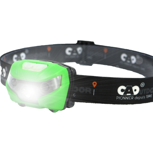 Lampe frontale rechargeable étanche Éclair CAO | adaptée à la randonnée ou usage en activité nautique