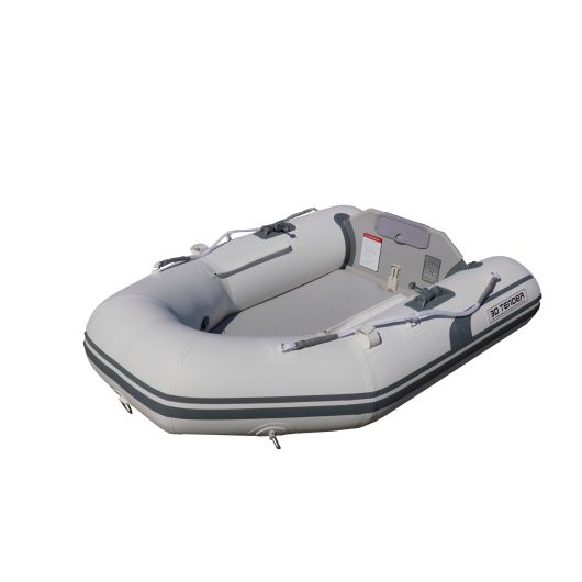 Annexe gonflable 3D Tender Superlight Twin Air 160 | Annexe à fond gonflable blanche vue avant