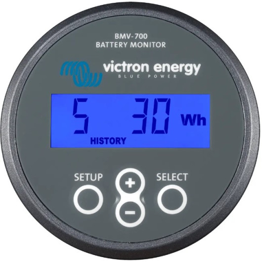 BMV-700 Victron Energy | Moniteur de batterie 12/24V pour van, bateau et camping-car | kW rechargés