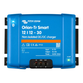 Chargeur DC/DC VICTRON Orion-Tr Smart 12/12 30 A | Chargeur booster pour van, camping-car et bateau | façade