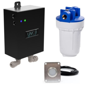 UVOJI Kit purificateur Oji Van 4 L/min | préfiltre + boîtier déporté UVOJI Kit purificateur Oji Van | Eau potable et sécurisée pour vans aménagés