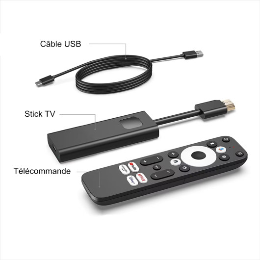 ANTARION Stick TV Google contenu