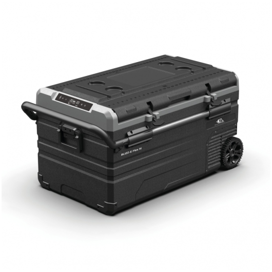 Glacière à compression double compartiments Blizz-E Flex 91 L Eza | Camping en voiture, van aménagé camping-car