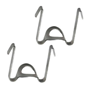 Pince inox Tank‑O3 (x2) | Fourchette de maintien pour cellule d’électrolyse du système d'eau van et bateau