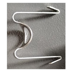Pince inox Tank‑O3 (x2) | Fourchette de maintien pour cellule d’électrolyse du système d'eau van et bateau