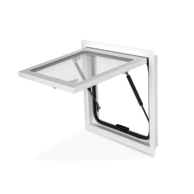 CARBEST Baie RW Explorer Fenêtre Carbest RW Explorer | baie vitre fourgons & véhicules d’expédition | double vitrage en verre | Blanc
