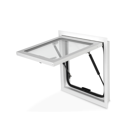 Fenêtre Carbest RW Explorer | baie vitre fourgons & véhicules d’expédition | double vitrage en verre | Blanc