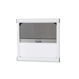 Cadre intérieur baie Carbest RW Explorer | Store + moustiquaire pour fenêtres d’expédition | Version Blanc