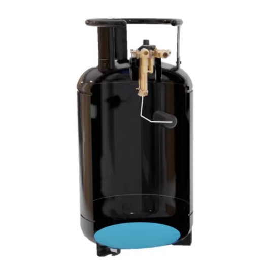 Kit complet réservoir GPL 15 L Campko | Spécial van aménagé | vue intérieure bouteille