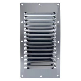 Grille aération et prise d'aire 35/25 cm² conforme VASP pour van et bateau 127 x 228 mm vu de côté