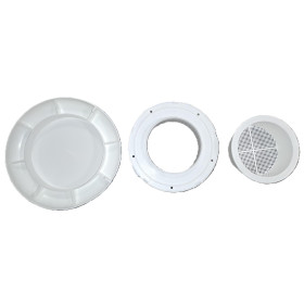 DECMO Aérateur de toit ø190 mm | 16 cm2 Aérateur de toit Decmo ø190 mm | Ventilation permanente 16cm² VASP camping-car, fourgon et caravane