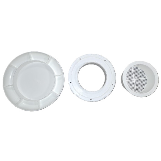 Aérateur de toit Decmo ø190 mm | Ventilation permanente 16cm² VASP camping-car, fourgon et caravane | 3 éléments
