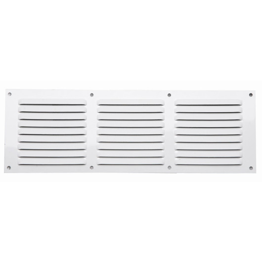 Grille d’aération aluminium 300 x 100 mm – 63 cm² | VASP van & fourgon avec moustiquaire