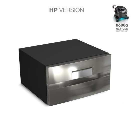 Réfrigérateur à tiroir D20A HP 20L Vitrifrigo | Réfrigérateur tiroir à compresseur 12/24V | porte fermée