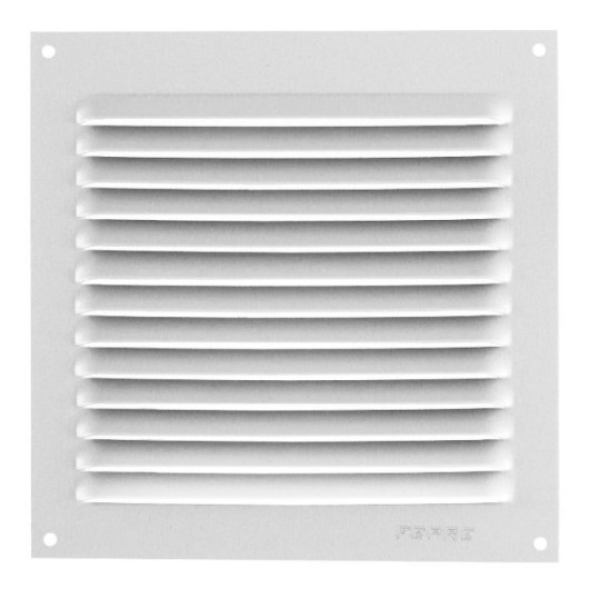 Grille d’aération aluminium 150×150 mm 60 cm²  Fepre | Ventilation permanente VASP van, fourgon ou caravane