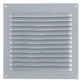 Grille d’aération aluminium 100×100 mm Fepre 21 cm² | Avec moustiquaire pour van VASP et camping-car