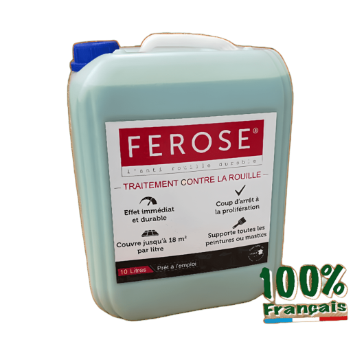 Convertisseur anti-rouille anti-corrosion Ferose | Entretien de votre van aménagé, camping-car, bateau