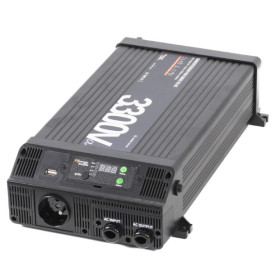 Convertisseur sinusoïdal DC/AC PS-RT 3300 VA Energie Mobile | 12-230V avec relais transfert 30 A