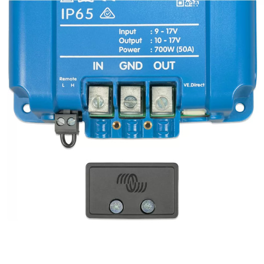 Chargeur DC-DC Victron Orion XS 12/12-50A pour charge batterie bateau, van, camping-car | détail bornier