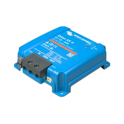 Chargeur DC-DC Victron Orion XS 12/12-50A pour charge batterie bateau, van, camping-car | vue iso