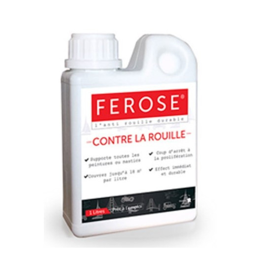 Convertisseur anti-rouille anti-corrosion Ferose | Entretien de votre van aménagé, camping-car, bateau