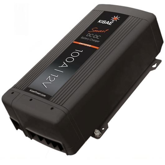 Chargeur booster DC-DC Haute puissance 100A pour bateau, camping-car et fourgon aménagé.