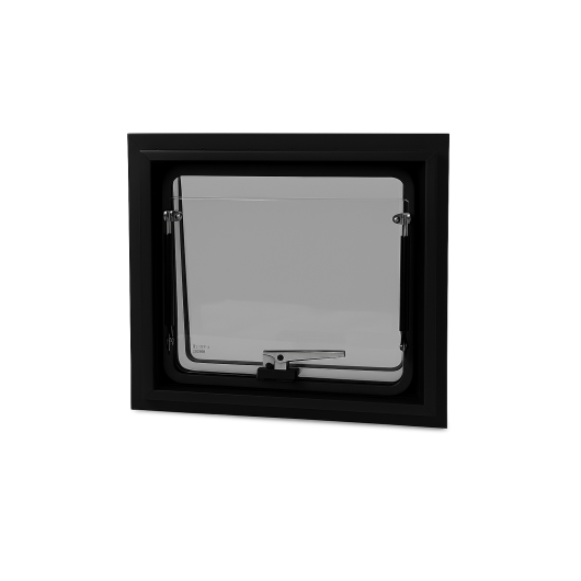 Fenêtre Carbest RW Explorer | baie vitre fourgons & véhicules d’expédition | double vitrage verre trempé | noir