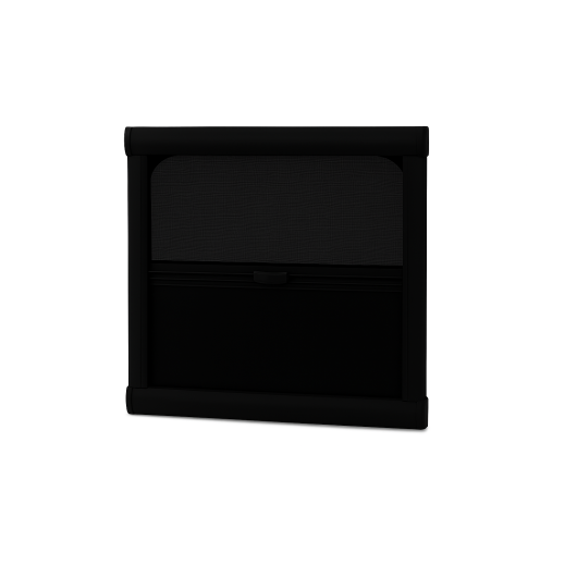 Cadre intérieur baie Carbest RW Explorer | Store + moustiquaire pour fenêtres d’expédition | Version noire