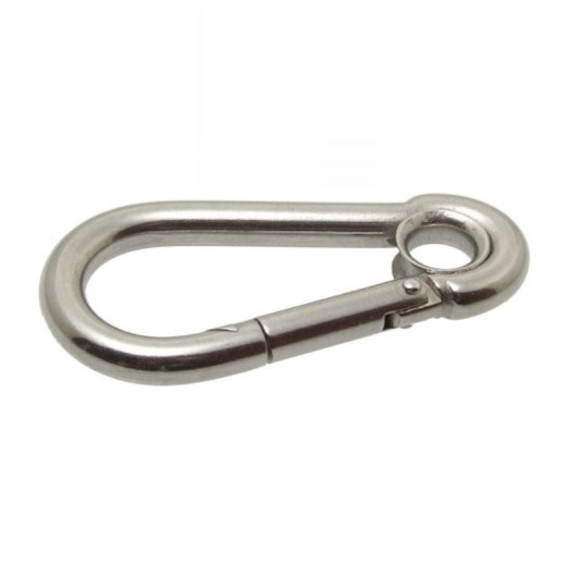 Mousqueton à oeil Marinox en inox 316 | Mousqueton pour le nautisme en bateau & outdoor