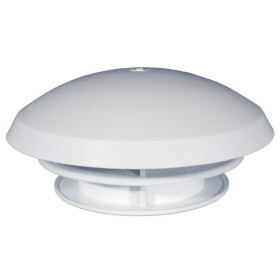 Aérateur de toit permanent ø180mm | Champignon d’aération 16 cm² pour van, fourgon, camping‑car VASP | blanc